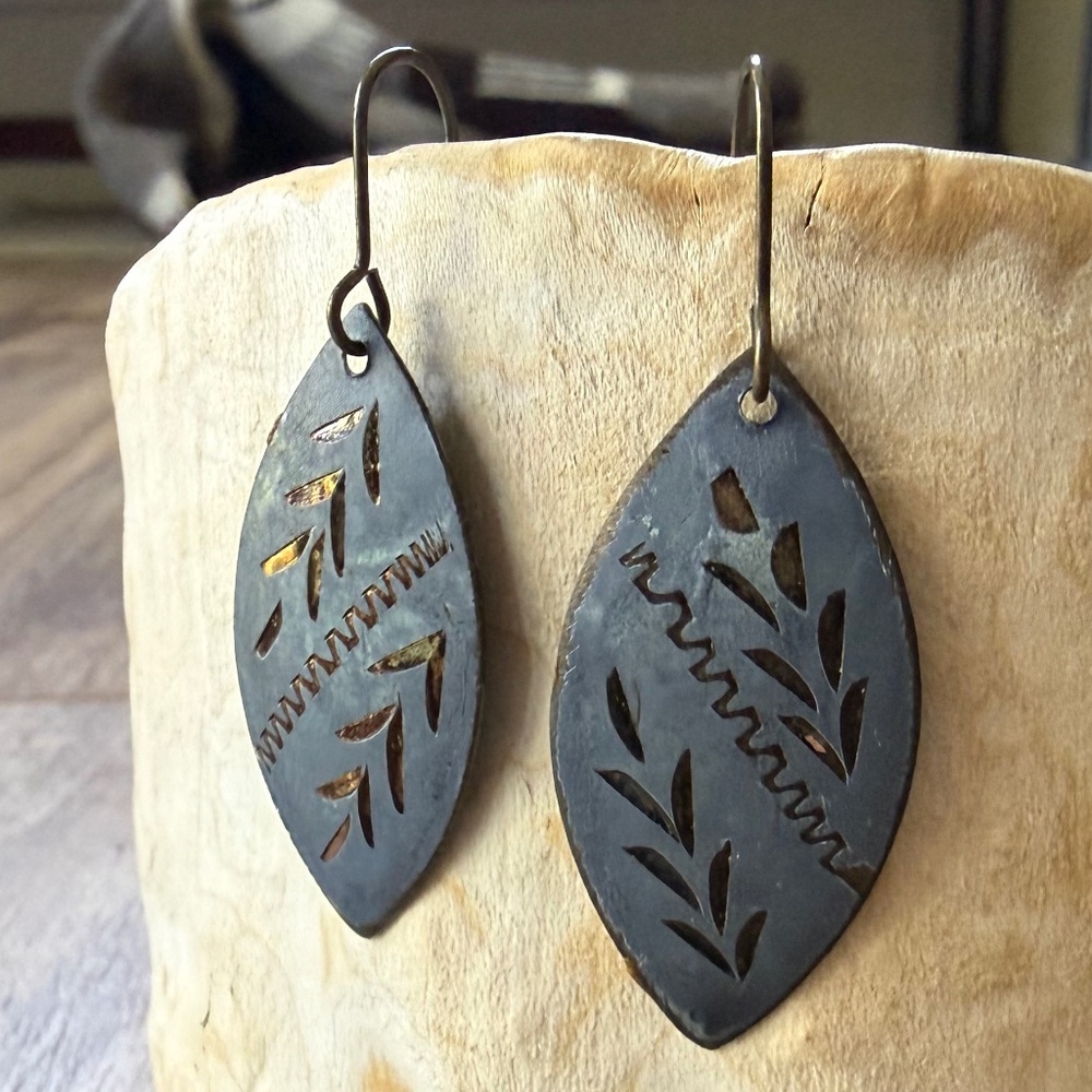 Boho Vintage Indian Charm Earrings